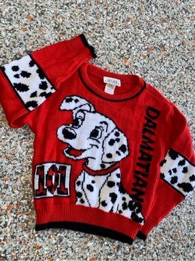 VTG 101 Dalmatians Jet Set Disney Sweater
